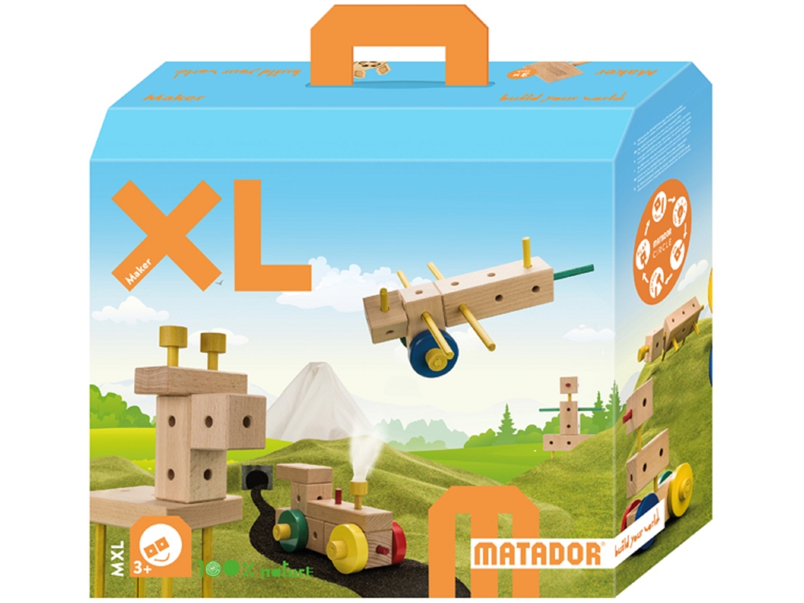 Puzzle MATADOR (Madera - Beige - 38 x 14 x 35 cm)