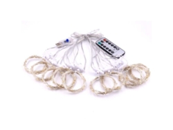 2026-luz De Cortina De Cable De Cobre 3x3m 300led Con Control Remoto Usb Para Decoración Festiva Morado