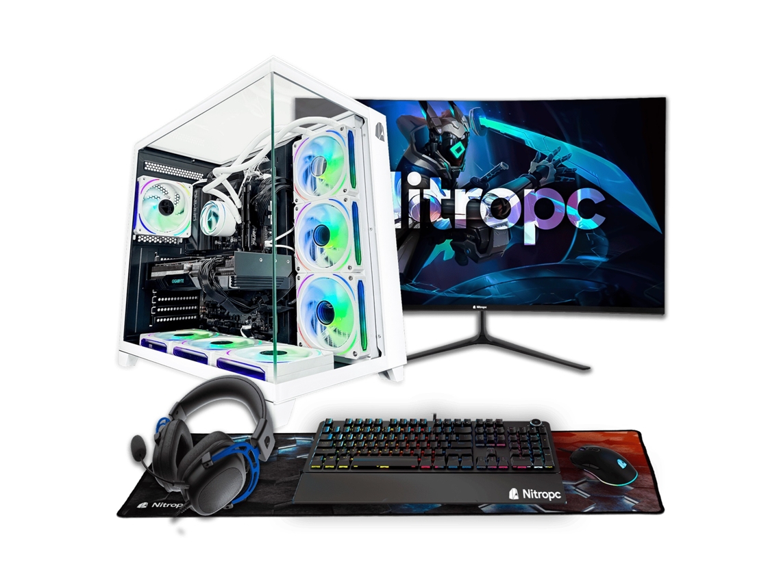 Desktop Gaming NITROPC Pack Nitro Plus (Intel Core i9-12900K/KF - NVIDIA GeForce RTX 5070 - RAM: 32 GB - 1 TB)