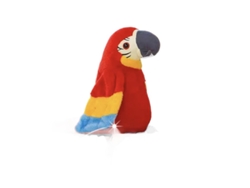 Peluche eléctrico de loro de simulación, puede grabar voz, cantar y disparar alas.