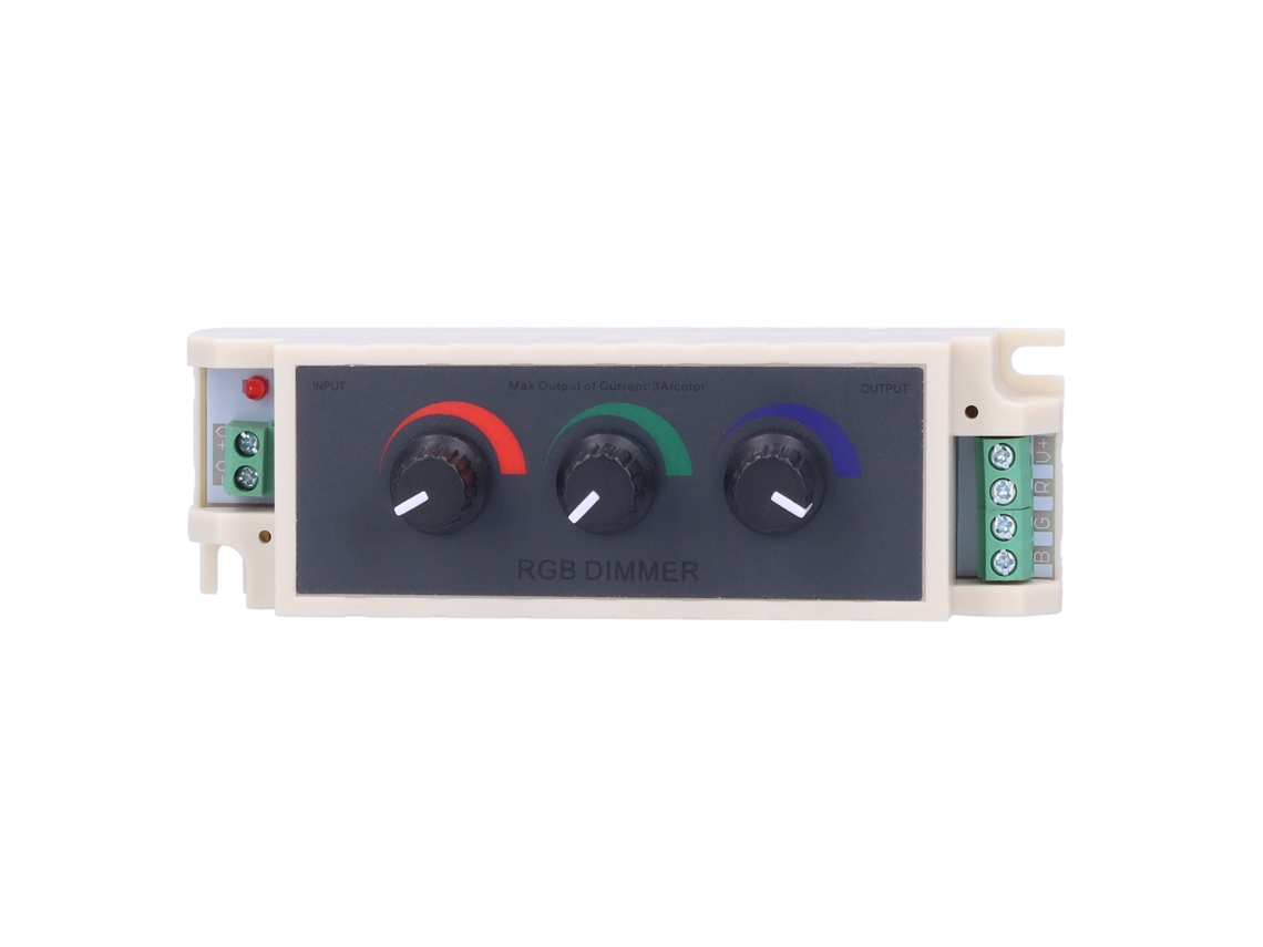 2026-regulador De Intensidad Rgb Con Mando Giratorio Controlador 3 Canales Para Luces Led Inteligentes Dc12-24v