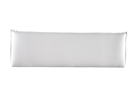 Cabecero Tapizado AGORA para Cama 135 Polipiel Blanco ( 145 x 50 x 7 cm)