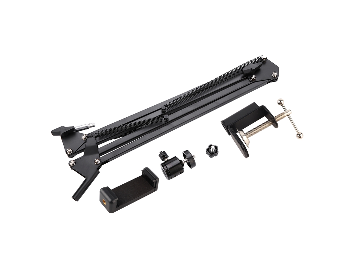 Soporte Para Teléfono Con Brazo Largo Universal 360° Rotación Inclinable Para Cama Y Mesa