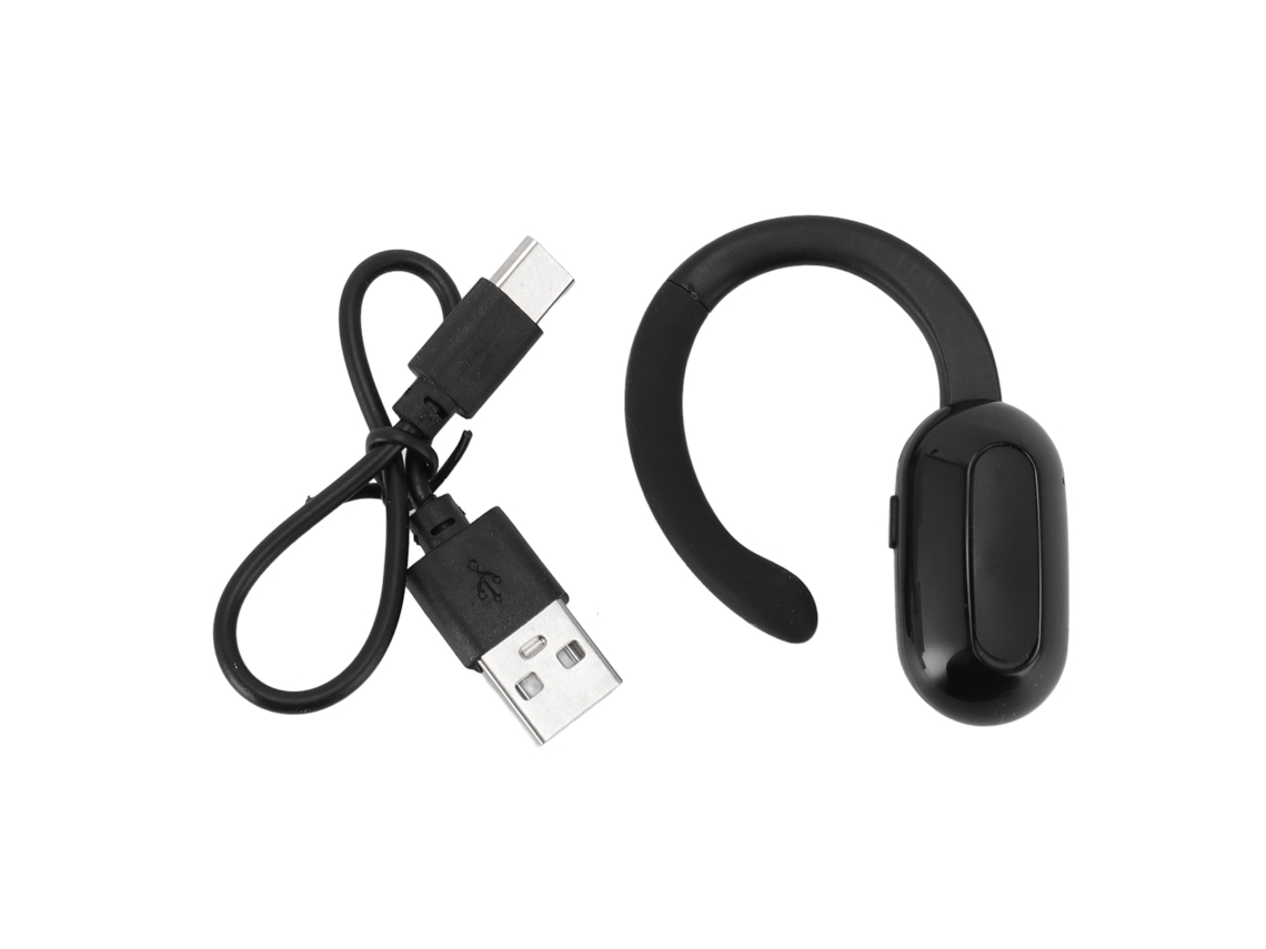 Fones de Ouvido Bluetooth Estéreo Preto EOOCOO (ajustável, sobre a orelha, não lesivo)