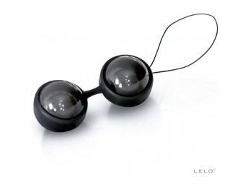 Estimulador LELO Beads Noir 'Premium' Edition Lujosas Bolas de Silicona para Ejercicios Kegel (Negras)