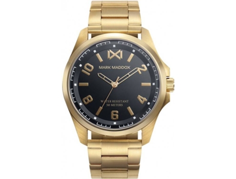 Reloj MARK MADDOX Hombre (Acero - Dorado)