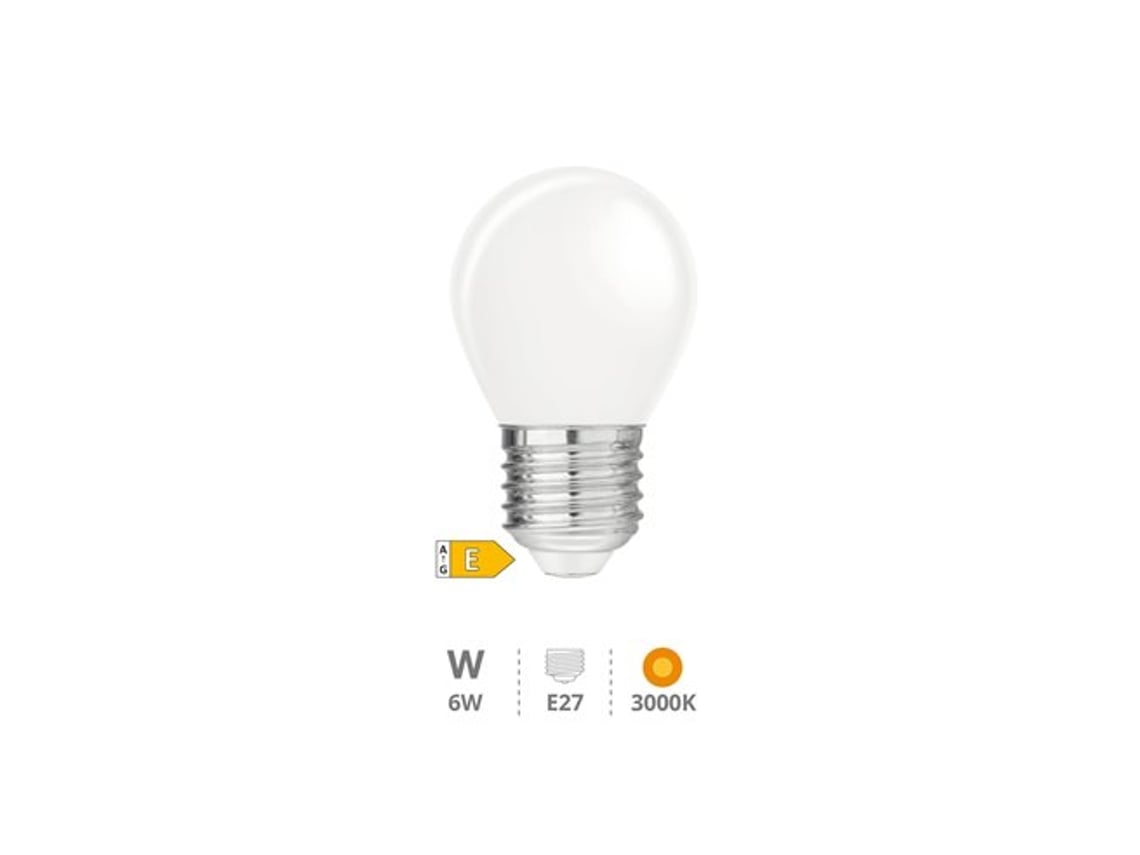 Bombilla LED de cristal 4 W E27 6500 K GSC
