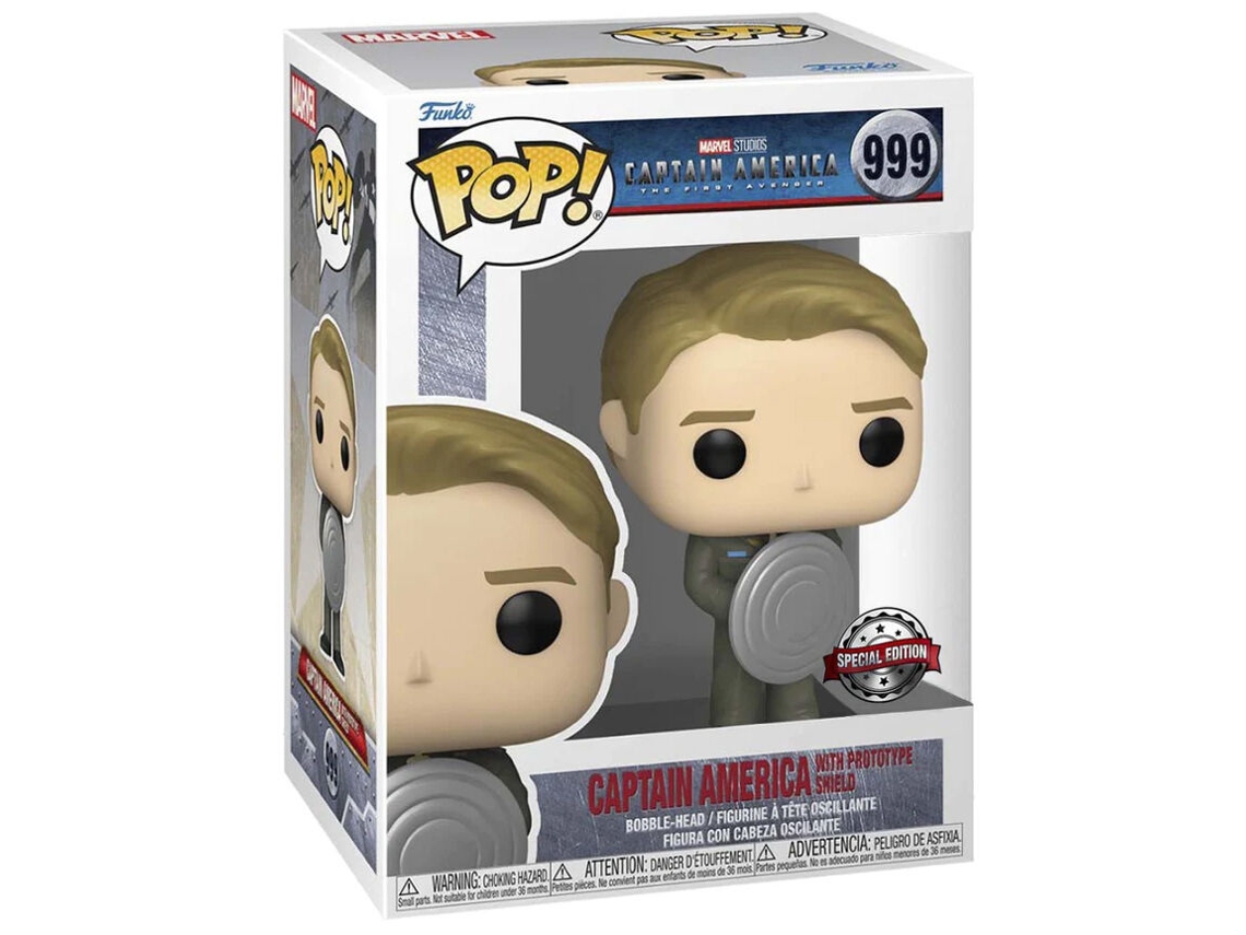 Figura Pop del Capitán América de Marvel - Capitán América Exclusiva B.active