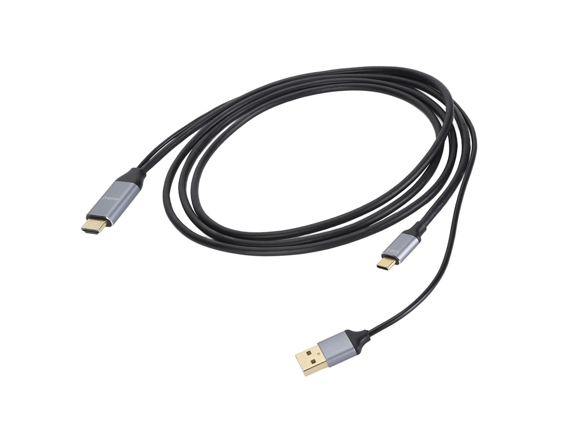 Adaptador de interfaz multimedia de alta definición (HMI) a 4K tipo C de 6,6 pies (JYTGALX)