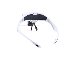 Lupa De Diadema Con 5 Lentes (1.0x-3.5x) Y 2 Luces Led Ajustables. Herramienta De Aumento.