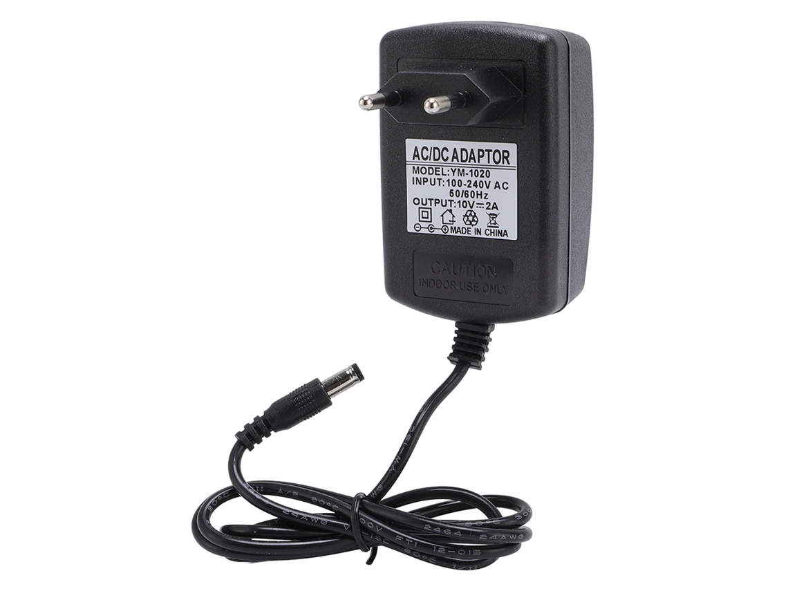 Adaptador De Corriente De 10v 2a Para Altavoz, Letrero Led, Cámara De Seguridad, Consola De Juegos, Enchufe Eu