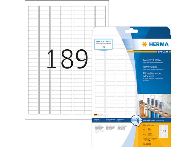 Etiquetas de impresora HERMA 10900