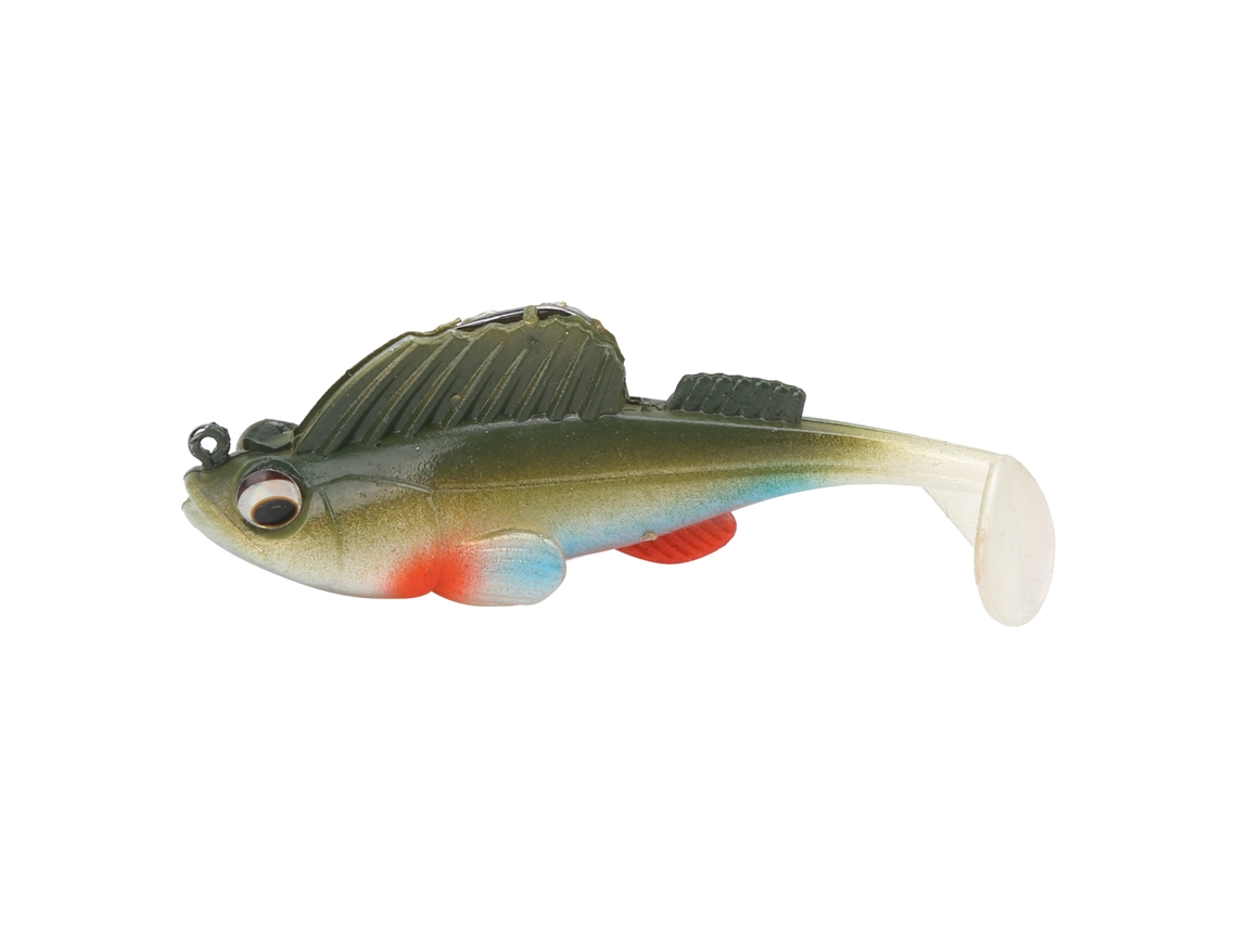 Señuelo De Cebo Blando Anti-enredos, Submarino Profundo, Salto De Pez, Anzuelo 75mm/13g Verde Oscuro