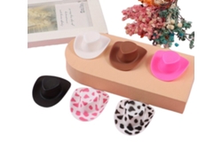 Mini sombreros de vaquero para decoración de muñecas Pickifypunnyb Slo Slowmoose