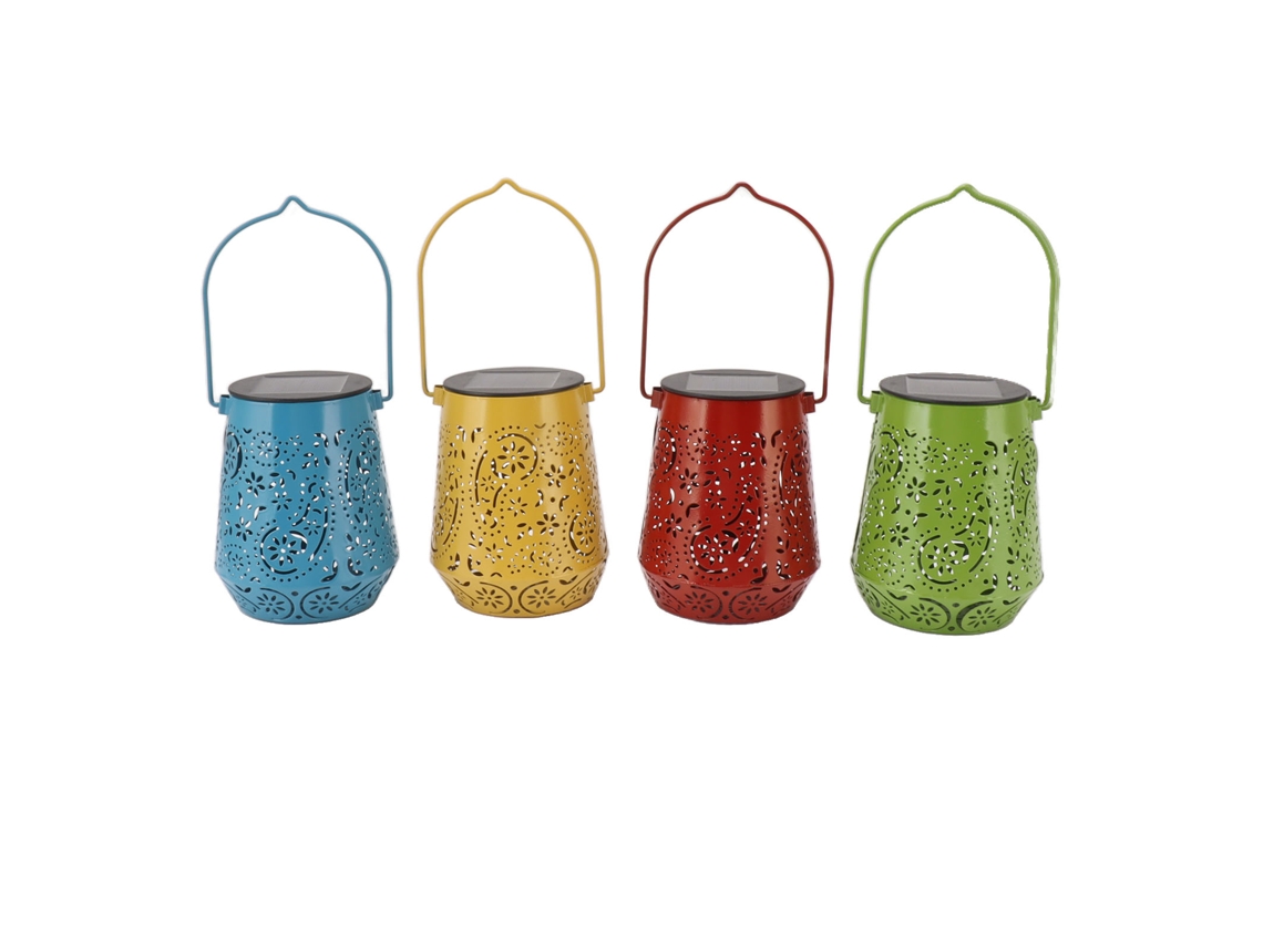 2026-4 Pack Lámparas De Sombra Led Exterior Colgantes Decorativas Para Jardín Patio Y Cesped Solar