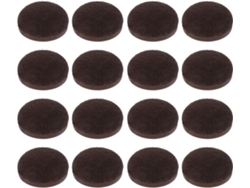Almohadillas De Fieltro Y Goma Marrón Para Muebles, Protectores De Patas De Sillas Para