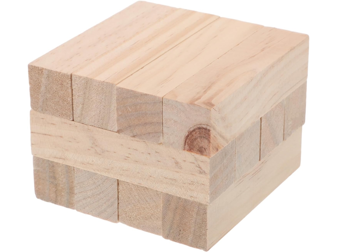 Juego De 20 Piezas De Bloques Sin Esmaltar Para Esculpir Y Pintar.