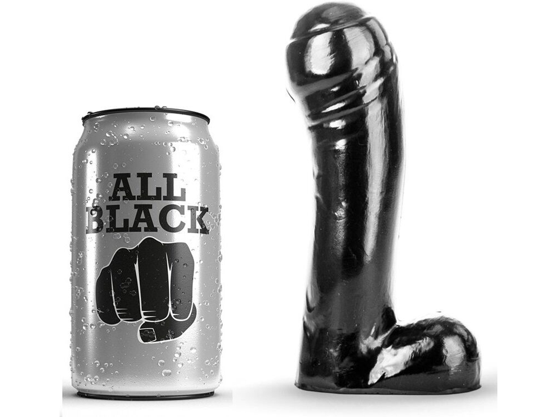 ALL BLACK DILDO 15CM