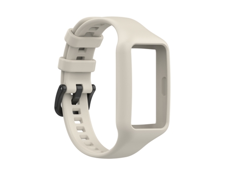 Correa de reloj con funda de silicona rosa para Huawei Band 7 / Band 6