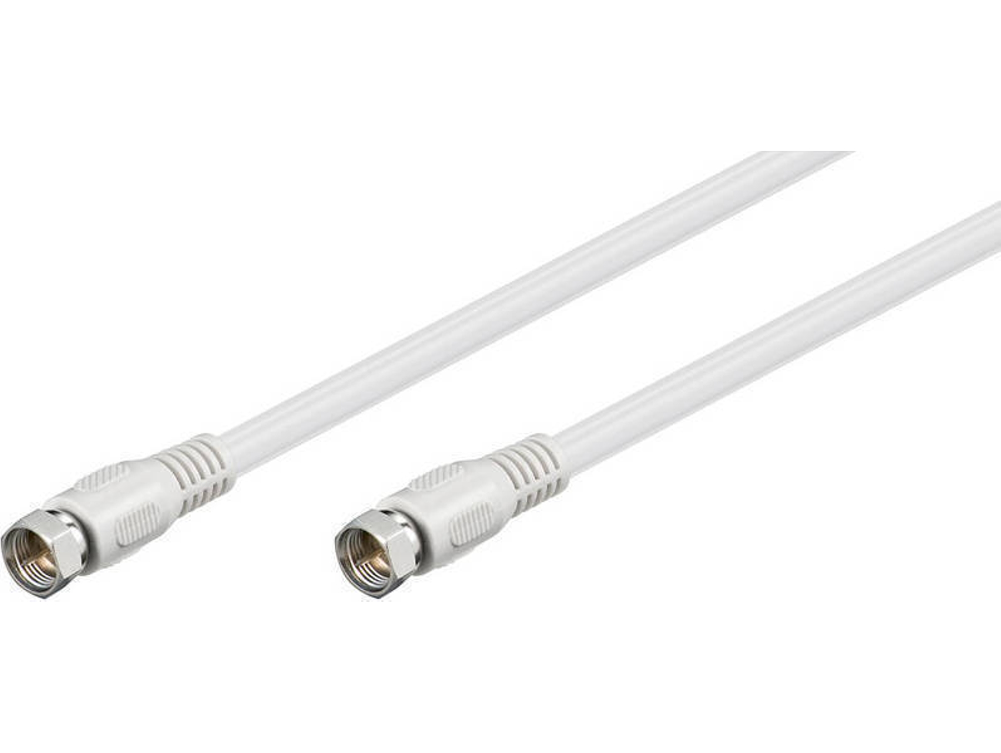 Cable de Antena GOOBAY (Coaxial - 1.5 m - Blanco)