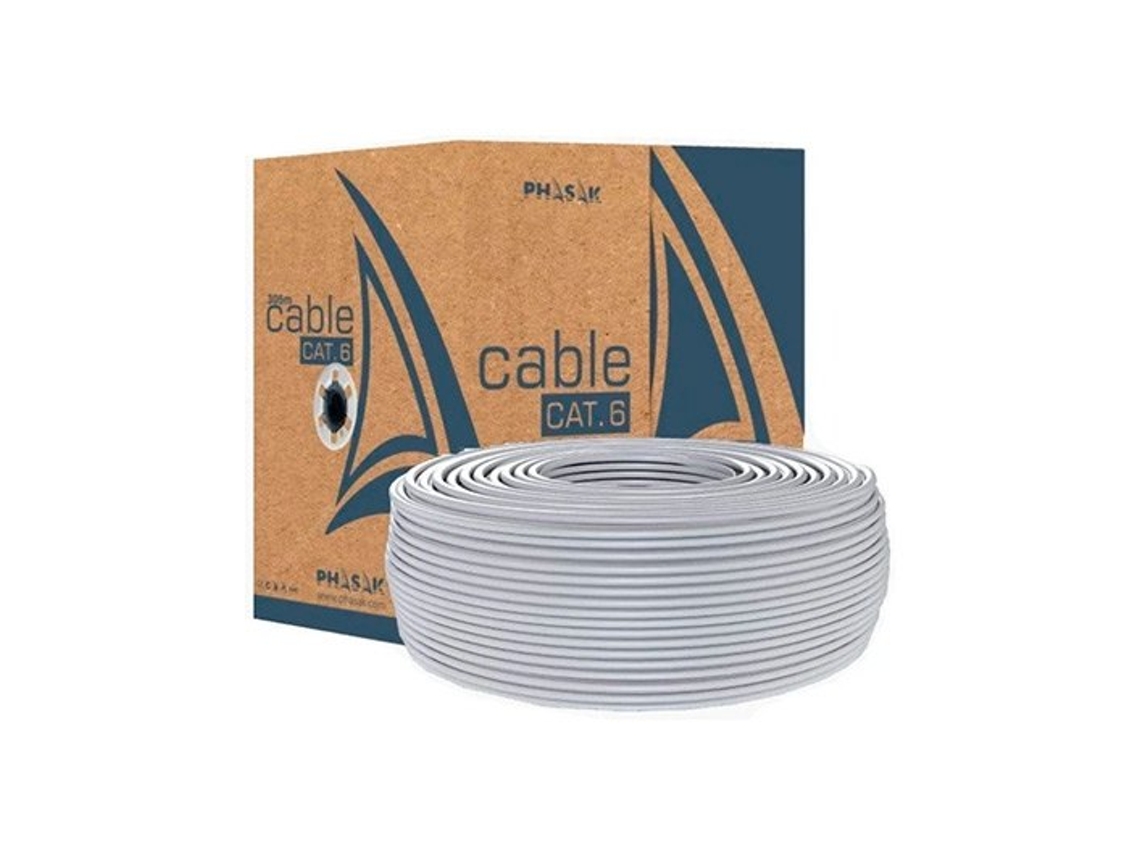 Bobina Cable Gris PHASAK Utp Awg23 100M