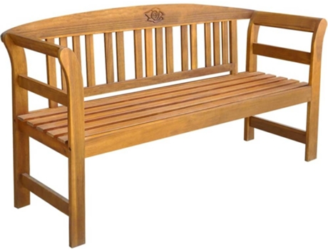 Banco Jardin VIDAXL Marrón Madera (157 cm)