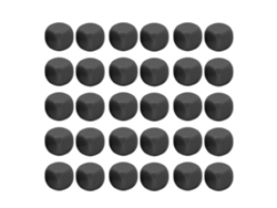 Yncm-dados En Blanco Diy 30 Piezas