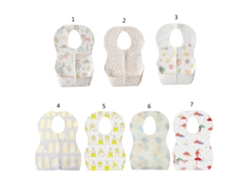 Baberos desechables para bebés y niños pequeños, 10 piezas, modernos, con bolsillo para la alimentación, paño para eructar, toalla para saliva para niños y niñas, con volantes