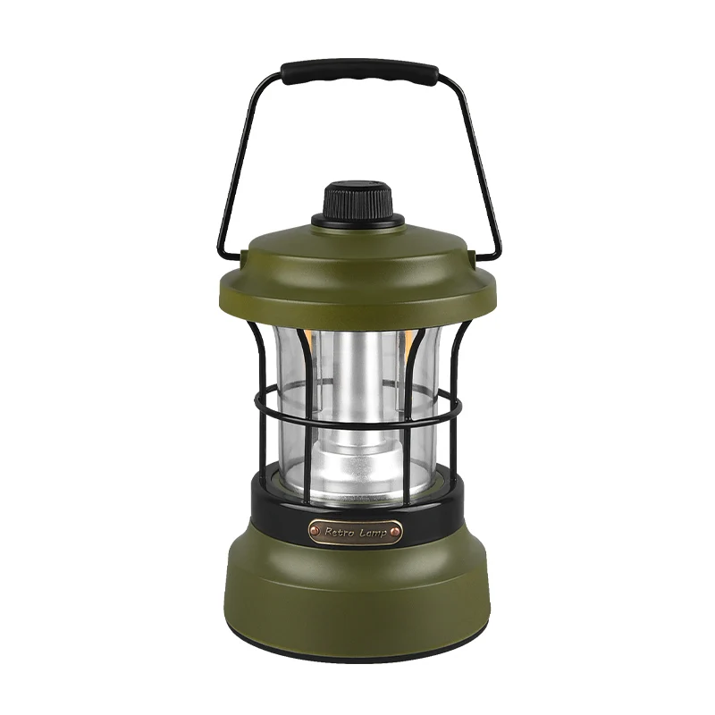 (verde) Luz De Camping Portátil - Recargable Por Usb - Viajes Al Aire Libre