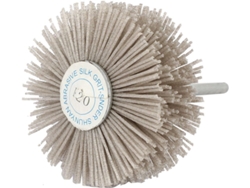 Cepillo De Amolar Con Muela Abrasiva De Grano 120, Vástago De 6 Mm Y Cabezal De 82 De Diámetro