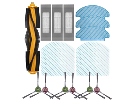 Para ecovacs deebot ozmo t8 aivi mop pano escova lateral principal filtro hepa