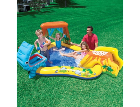 Piscina Inflable Dinosaur Play Center 249X191X109 cm INTEX