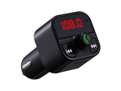 Transmisor FM Adaptador Bluetooth Fwinl X5 Kit manos libres para coche Transmisor FM Receptor de audio inalámbrico Reproductor MP3 automático Doble USB