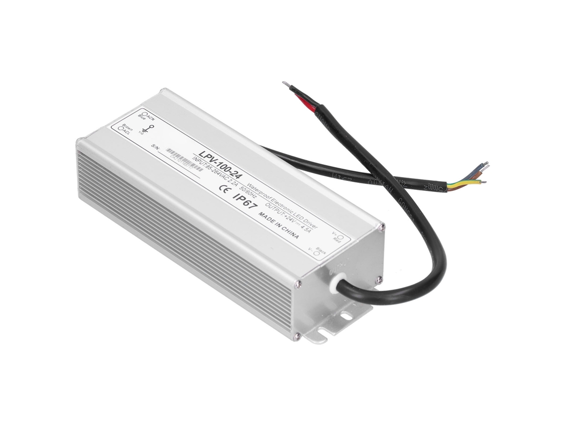 2026dz-fuente De Poder De Conmutación Impermeable Driver Led De Salida Única Dc24v 100w Lpv‑100‑24