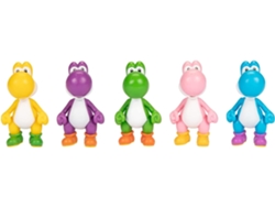Conjunto de 5 Figuras Yoshi Super Mario Bros 6 Cm (6 años)