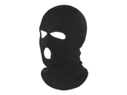 Capucha Integral Con 3 Orificios Para Invierno, Tejido Polar, Para Esquí Y Motociclismo, Color Negro.