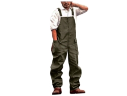 Pantalones Cargo Retrô Para Homem Tamanho Grande Soltos Casual Verão Outono Poliéster Algodão