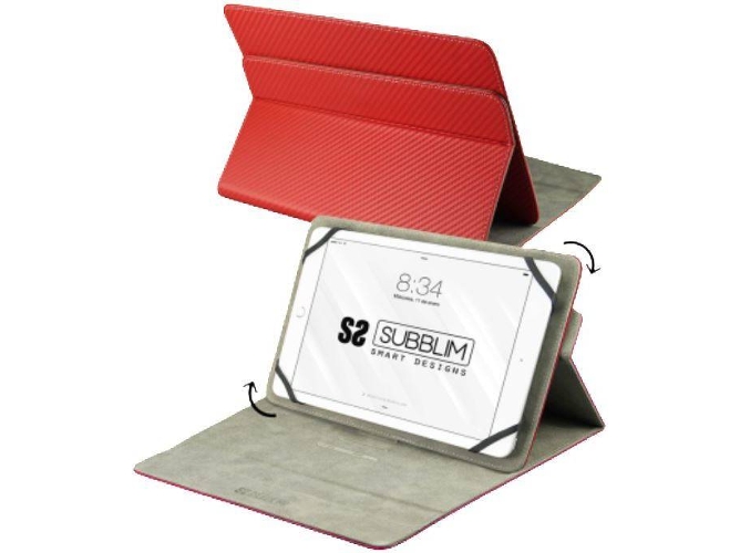 Funda Tablet Universal 10.1'' SUBBLIM 361 EXECUTIVE Rojo