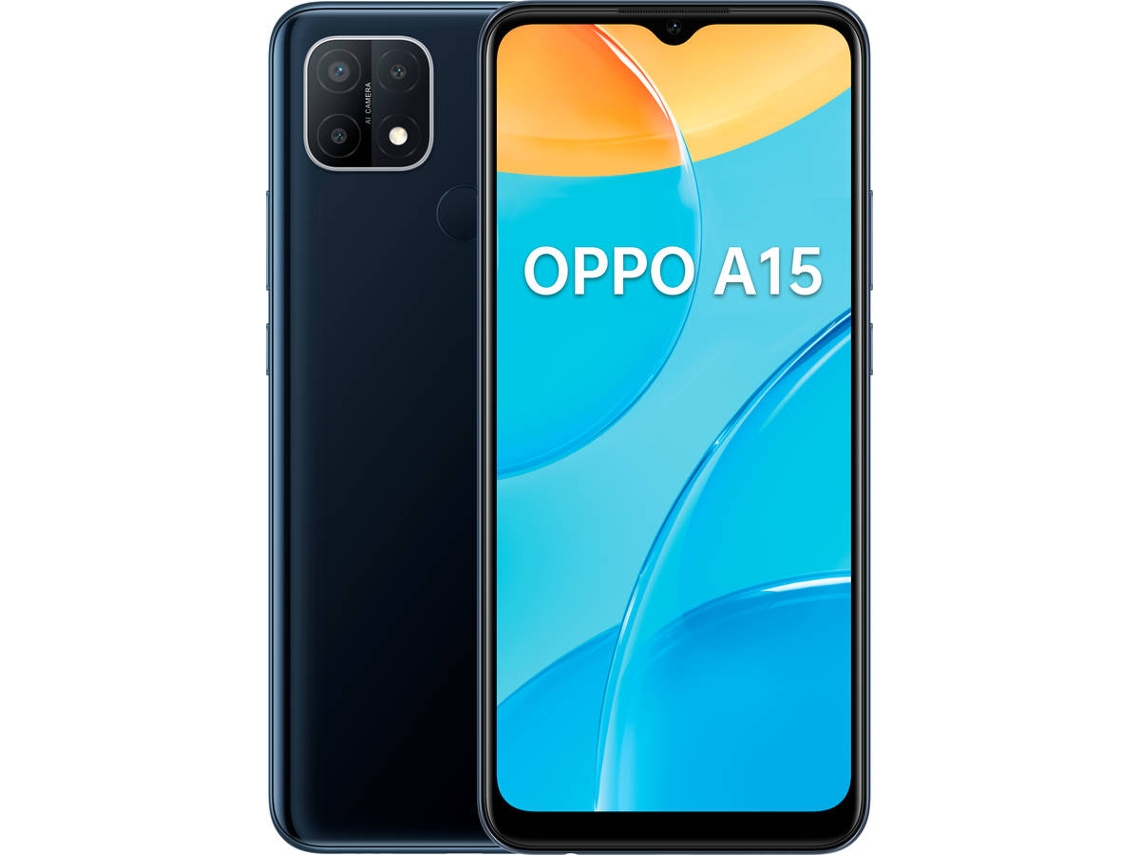 A15 32gb+3gb Ram oppo smartphone 32gb 3gb dual sim carga 18w negro de libre 1652 cm 652“ hd+ 323gb 3 332gb 6.5 p35 4230 6.52 32