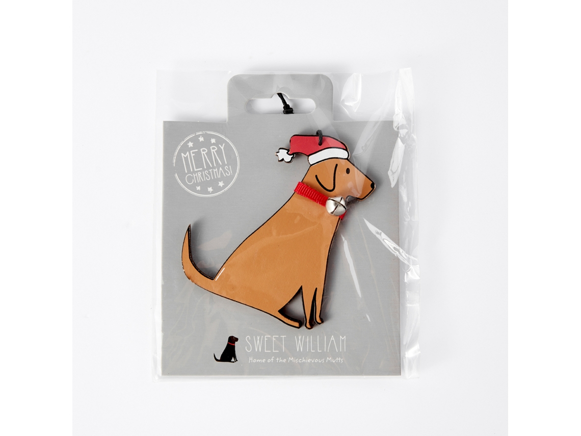 Colgante De Cachorro De Madera Para Árbol De Navidad, Adorno Colgante Para Decoración Navideña Diy