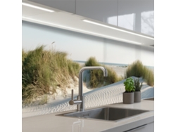 Paneles antisalpicaduras para cocina con diseño playero - Naturaleza - Duna 300x60 cm