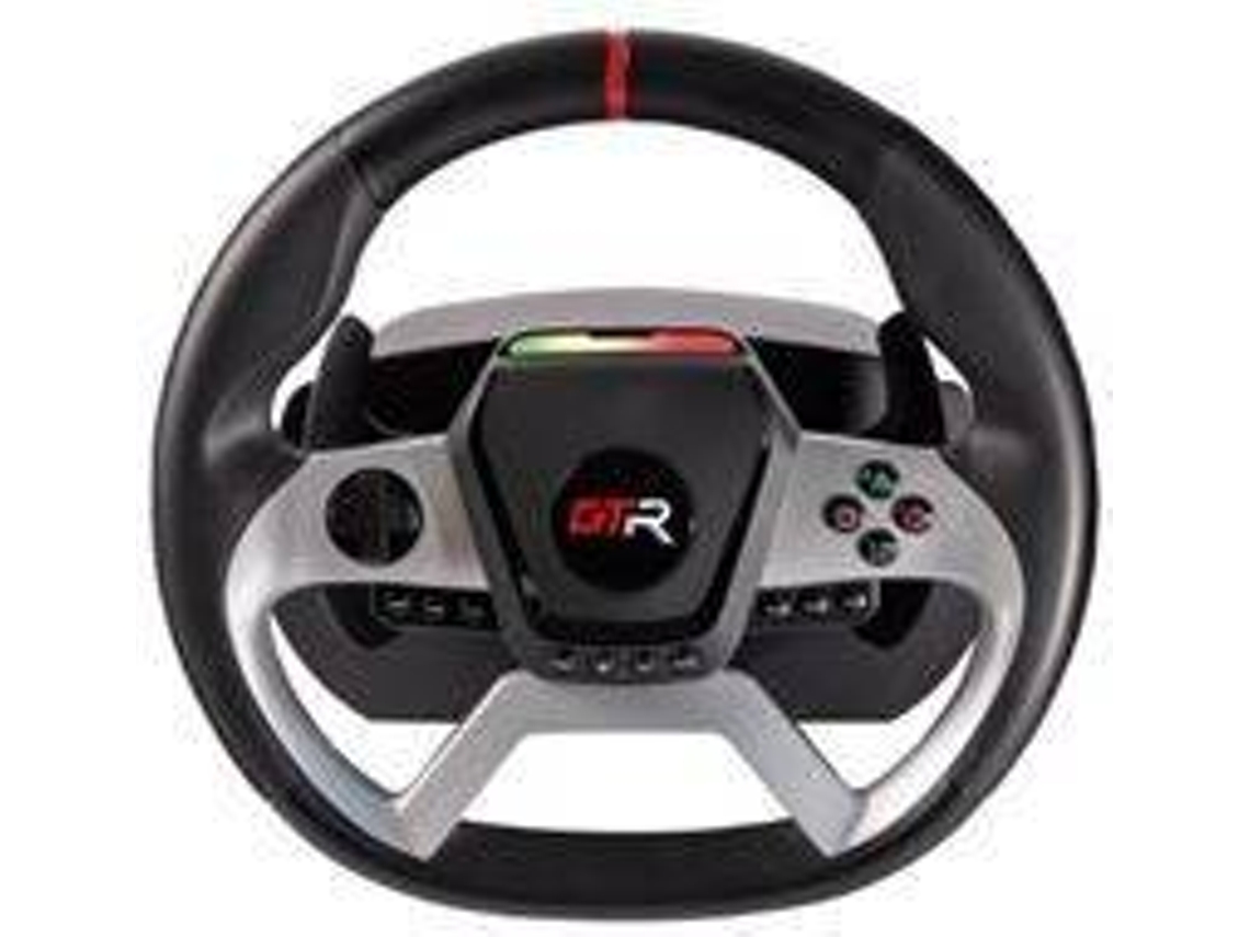 Volante + Pedales INDECA Powerdrive 2 (PS4/XBOX/ONE/PC - Negro)
