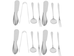 Mini Colheres Para Servir: O Conjunto De Utensílios Para Queijo Contém Diversas Funções Que Atendem