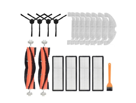 Para dreame bot z10 pro l10 plus kit escova lateral filtro esfregão peças de pano