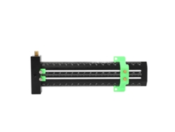 Escuadra En T De Aleación De Aluminio Con Doble Aguja Para Trazar Líneas En Carpintería, 16 Cm, Verde