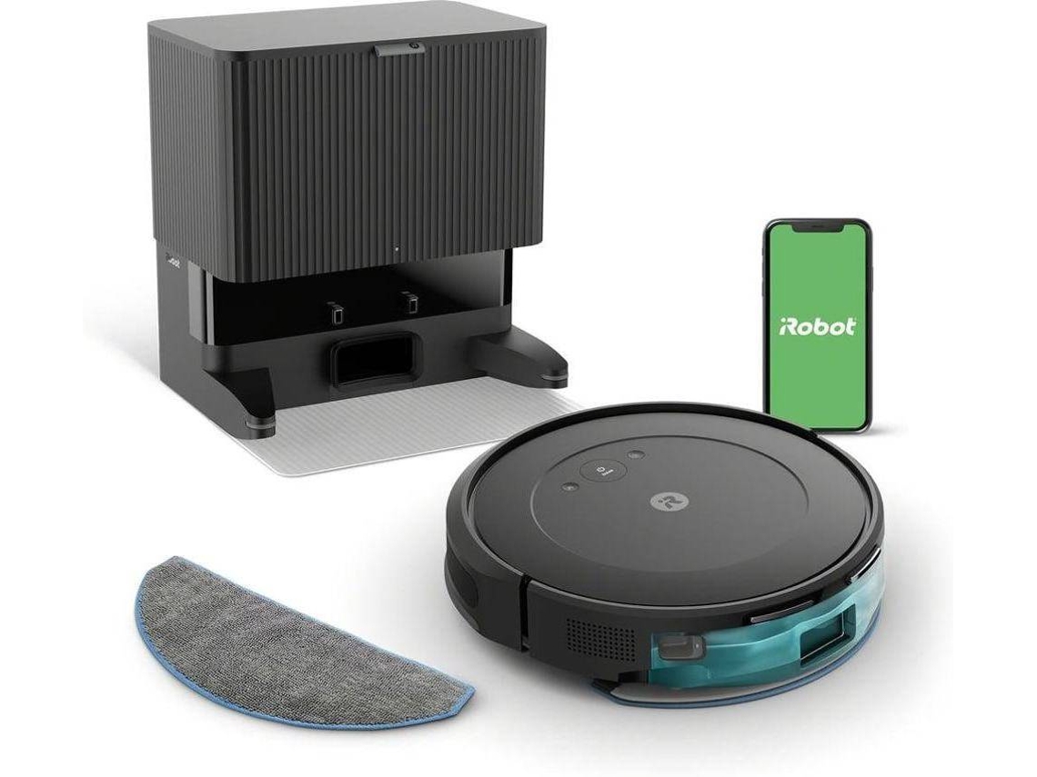 Aspiradora Robot IROBOT Combo Roomba 2 Esencial (Outlet Grado A - Autonomía: 160 min - Negro)