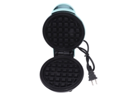 Mini Gofrera Redonda Multifuncional Antiadherente Para Desayuno, 110 V, Color Azul