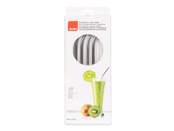 Pack de Pajitas Reutilizables IBILI )Acero Inoxidable - Multicolor)