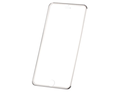 Protector De Pantalla De Vidrio Templado (curvo 3d, Borde Metálico) Para Iphone 6plus 6splus