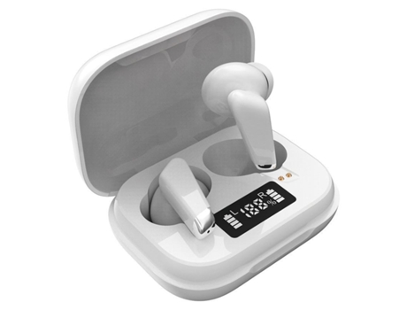 Auriculares Bluetooth True Wireless Lcd Urban Stereo Dual Pod Earbuds Cool Urban White